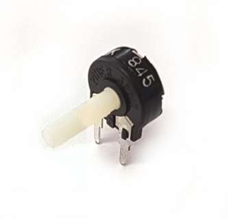 6 POSITION PRESET POTENTIOMETER 10MM S-ADJ W/SHAFT PT10WH01-104A-DT
