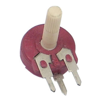 PRESET 10MM S-ADJ H-MNT HEX SHAFT RED 4K7 CERMET PTC10WH01-472A