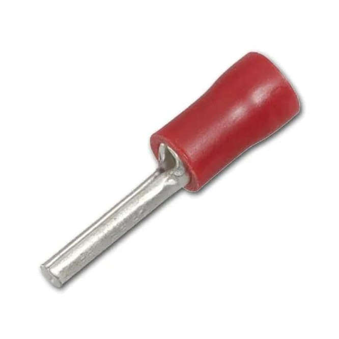 TERMINAL PRE-INSULATED VINYL PIN RED P=2mm PL=10mm PTV1.25-10