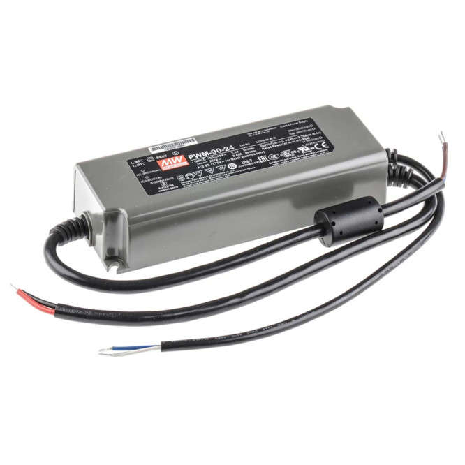 POWER SUPPLY ENCL. LED DRIVER IN=220 OUT=24V 3.75A PWM-90-24