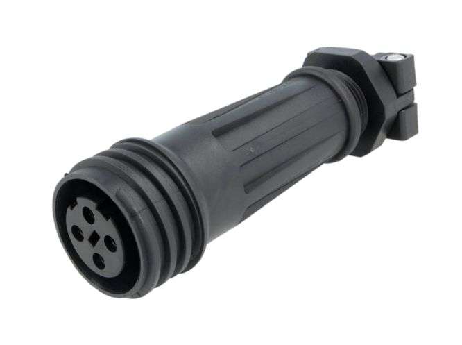 4 POLE CONNECTOR PLUG WITH FEMALE CONTACTS PXA921/04/S