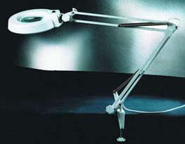 MAGNIFIER LAMP CLAMPx3 125 LED  QUICK228/3 *D*