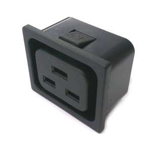 C19 IEC320 SOCKET CLIP IN FIT K241576