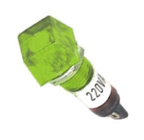 LAMP INDICATOR 12V SQ GR R760-12V-GREEN