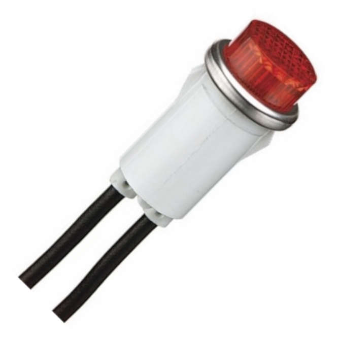 LAMP NEON 220VAC D=17mm W/LEAD R765-RD