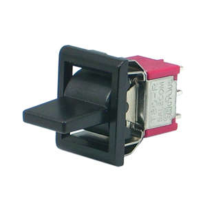 ROCKER SWITCH DPDT (PADDLE) ON-OFF-(ON) R8018B-P14-22-BQEH