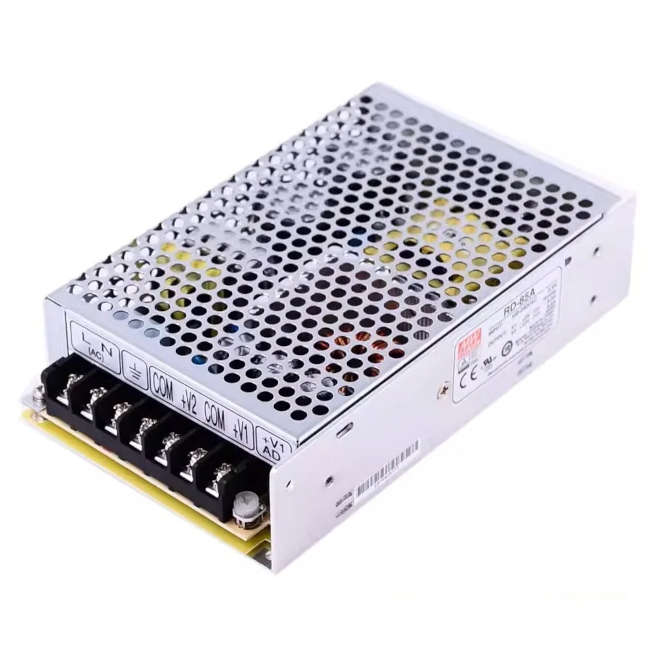 POWER SUPPLY ENCL. IN=220 DUAL-OUT=O=5V,12V 85W RD-85A