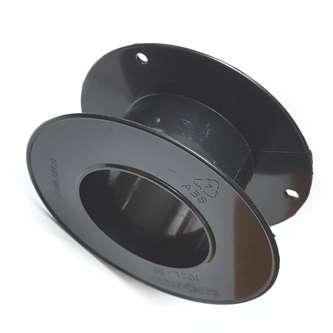 REEL PLASTIC EMPTY BLACK MEDIUM 38x22  102/58/35x20