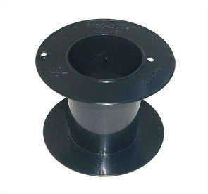 EMPTY PLASTIC REEL BLACK LARGE 112x52 FEATHER LITE 160s-58