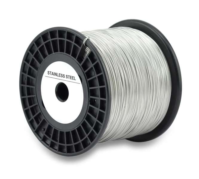 STAINLESS STEEL SS304 WIRE 0.2mm - PER METER WIRE SS 304 0.2MM *DBK*