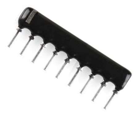 NETWORK SIL 9-PIN 8-RES 220K HRA-A09-220K-J