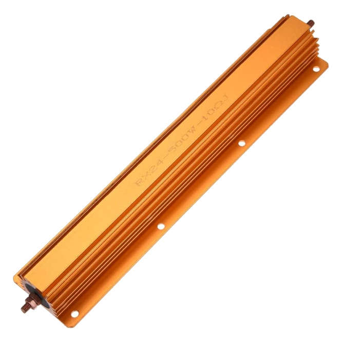 RESISTOR 500W ALUMINUM W/W 5% 10E D/SIDE 8 HOLE RHA-500-10R-J