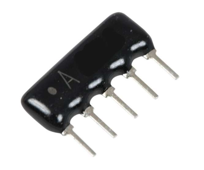 NETWORK RESISTOR SIL 05-PIN 4-RES 10K HRA-A05-103-J