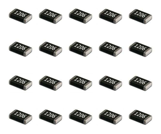 RESISTOR SMD 1206 1% 100/P 56E 1206S4F560CJ5  56R *DBK*