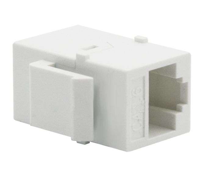 CAT6 ADAPTOR RJ45 SOCKET TO SOCKET WHITE INLINE  TBA / 220772
