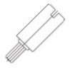 SHAFT FOR RP10 PRESET H=15 RP1001-15HS1-2(G)