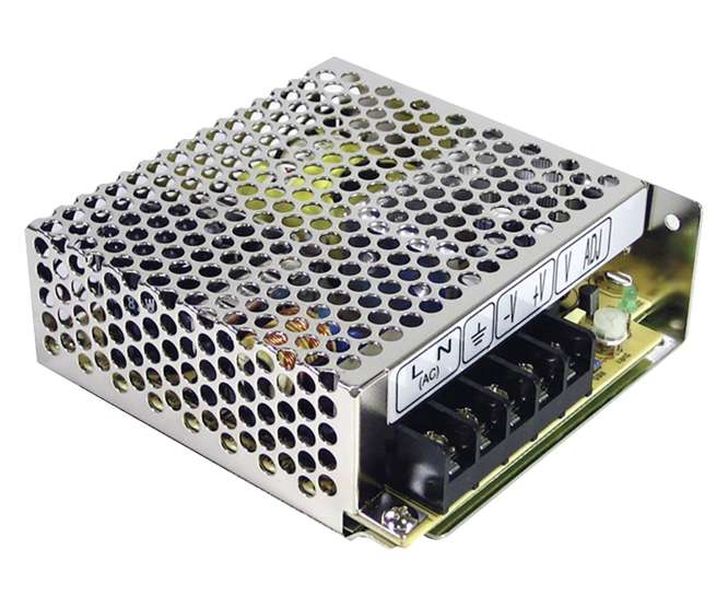 POWER SUPPLY ENCL. I=220 T=O=5V,12V,-12V 50W RT-50B