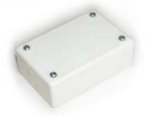 ABS ENCLOSURE MOLDED WHITE PB10WT 85x56x30 S10-WHITE WITH RIBS