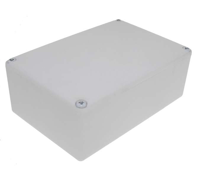 ABS ENCLOSURE MOLDED GREY 85x56x30 S10A-GREY RIBLESS