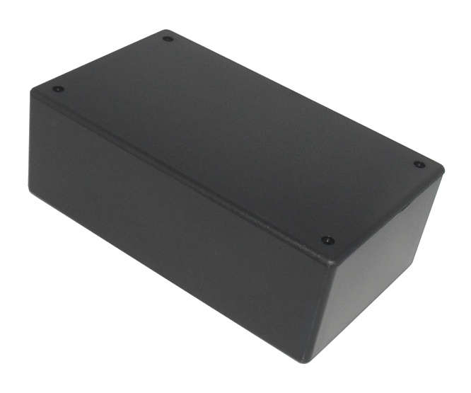 ABS ENCLOSURE MOLDED 85x56x30 BLACK S10A-BLACK RIBLESS