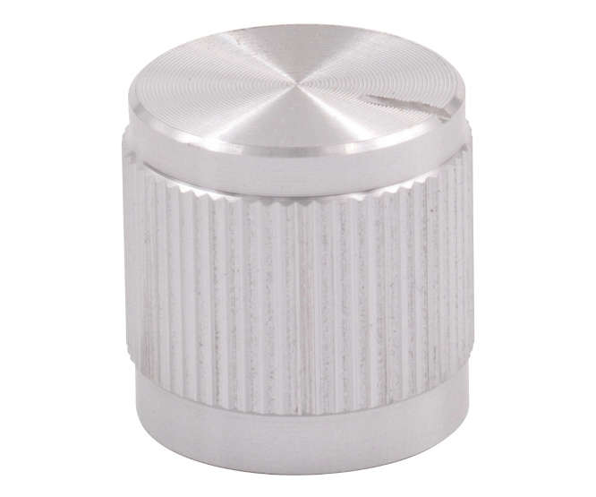 KNOB PLASTIC / ALU SPLIN 20x16x6.0 S87310B