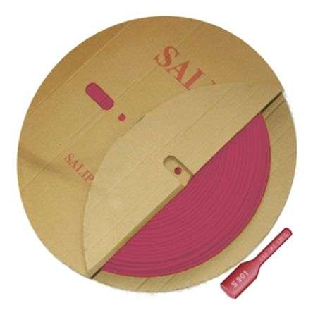 SLEEVING HEATSHRINK 4.0mm RED - 400m/REEL S-901-600-4.0MM-RD-T-400 *REEL