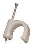 CIRCLE NAIL IN SADDLE 6mm WHITE - DEBULK CC-R6 WHITE