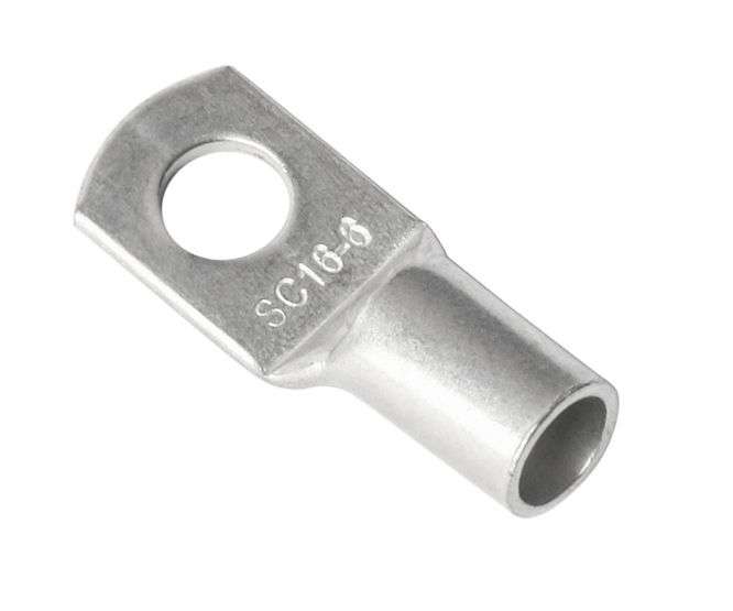 TERMINAL UN-INS SOLID RING LUG W=16mm2 R=6mm SC16-6