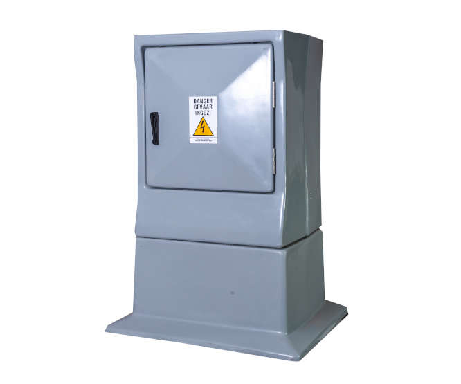12W FIBREGLASS D/D METER KIOSK 720x445x1490mm K0010/5