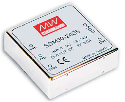 DC-DC CONVERTER PCB I=24 O=12 2A5 SDM30-24S12