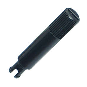 SHAFT FOR PT15 POT D6 L25 BLK 5207-BLACK
