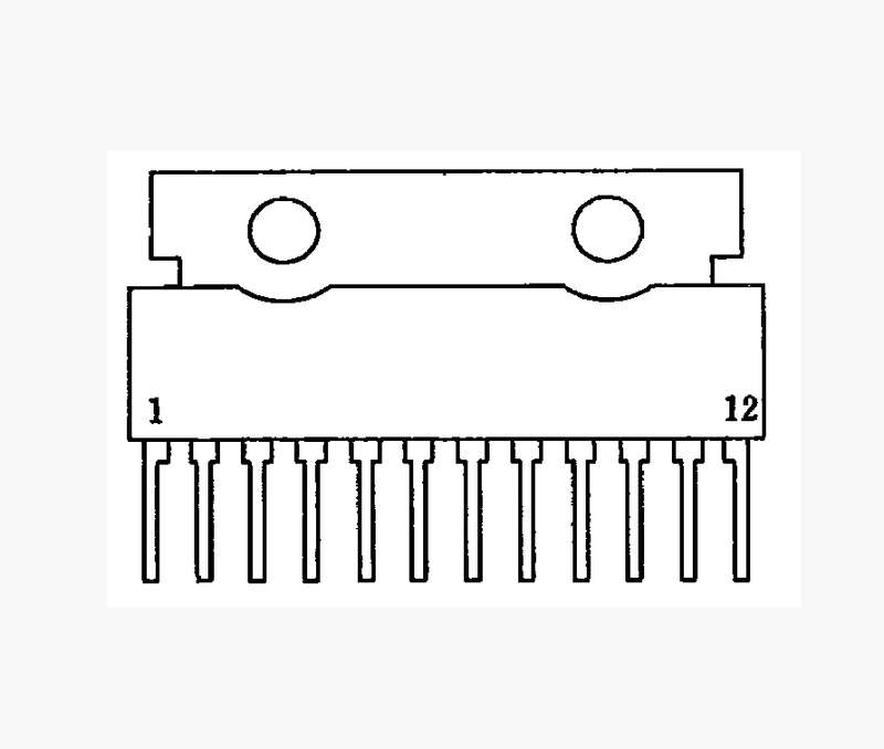 AMP AUDIO 30Wx1 SIL12 UPC1225 UPC1225H