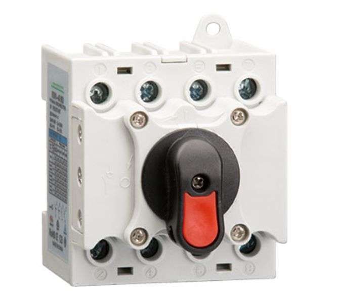 ISOLATOR SWITCH 32A 1000V DC DIN RAIL 4P DC-SISO-2-32-D4S-32A