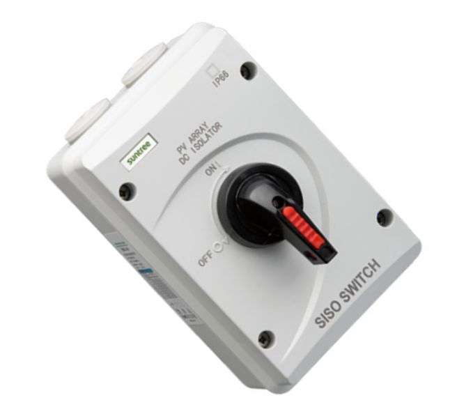 ISOLATOR SWITCH 32P2 600V 32A DC IN BOX DC-SISO-32P2-DC-32A
