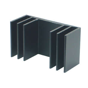 HEATSINK TO3 BLACK SK63/37,5/S SK63/37.5/SA