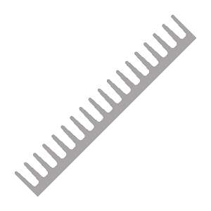 HEATSINK FINNED L/P NAT 175mm SK81-175/AL