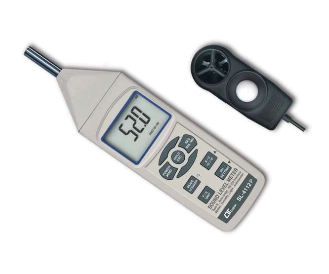 SOUND LIGHT AND THERMOMETER 130DB USB/RS SL-4112P