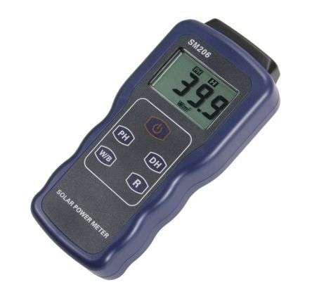 SOLAR RADIATION POWER METER W/m2/Deg SM206