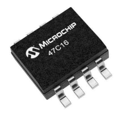 SRAM MEMORY CHIP, 16KBIT SOIC8 47C16-I/SN