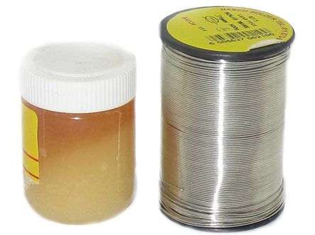 SOLDER WIRE FOR ALUMINIUM 0.71MM W/FLUX 500G  97/3-0.71