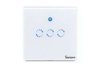 1-WAY SMART WIFI + RF TOUCH PANEL / SWITCH 85x85 T1-EU-1CH