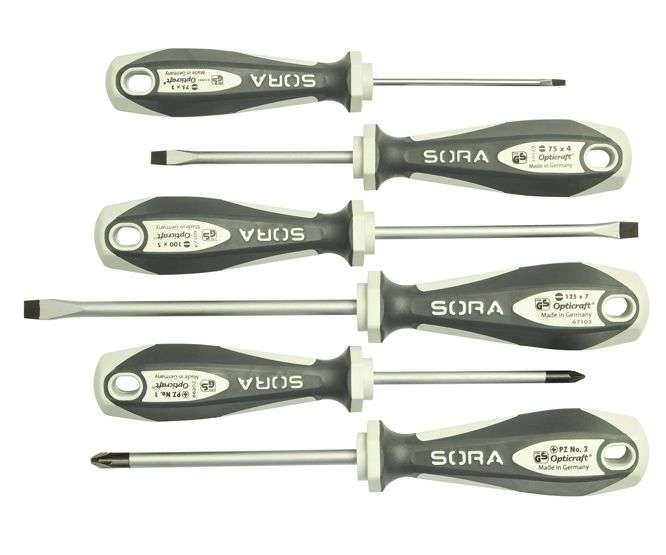 SCREWDRIV SET 6PCS 4FT 2PH SOR88104