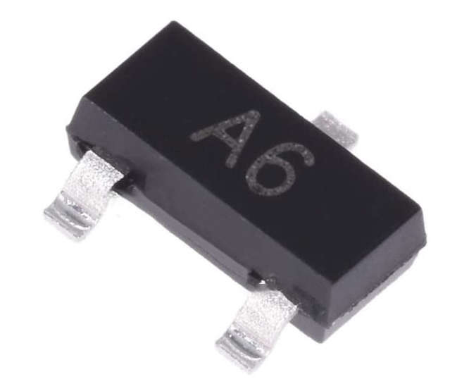 MOSFET N-C SMD SOT-23 60V 0.1A 2N7002
