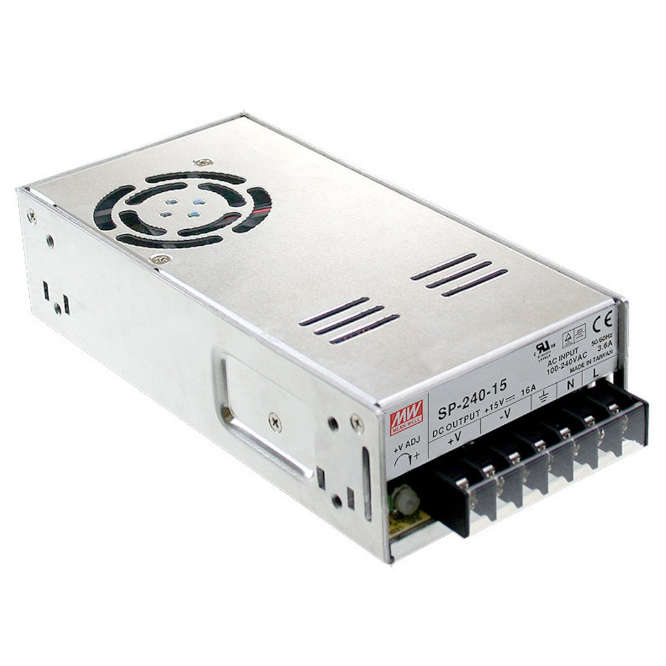 POWER SUPPLY ENCL. I=220 O=15V 16A 240W SP-240-15