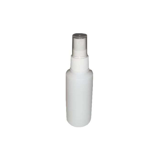 EMPTY PLASTIC SPRAY BOTTLE 60ML WHITE WITH CAP 200215