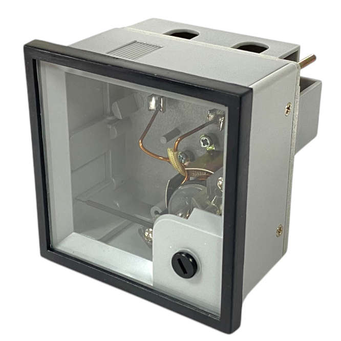 AMMETER 5A DC DIRECT CONNECTED W/O SCALE PLATE SQ72-5ADC