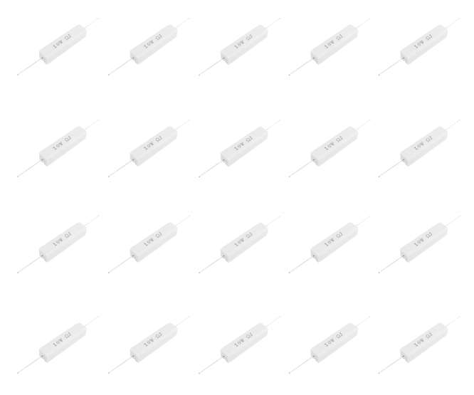 RESISTOR ASSORTMENT 10W 0E1-68K 64-VAL/20ea SQP1000-J-64V-20P