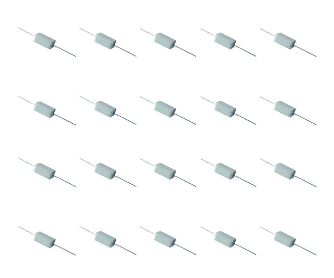 RESISTOR 5W SQR W/W 0E1 - 500/BAG SQP500-0E1-J-BP