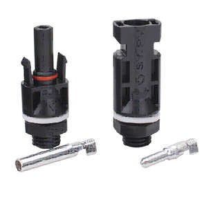 PANEL MOUNT SOLAR CONN. SET PLUG & SOCKET  MC4 / 190417