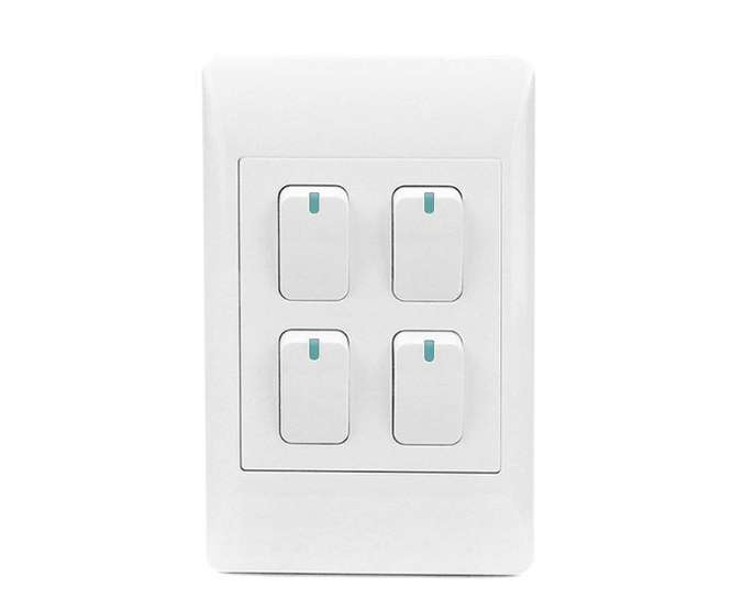 4 LEVER 1W WALL SWITCH 4X2 STI-1025